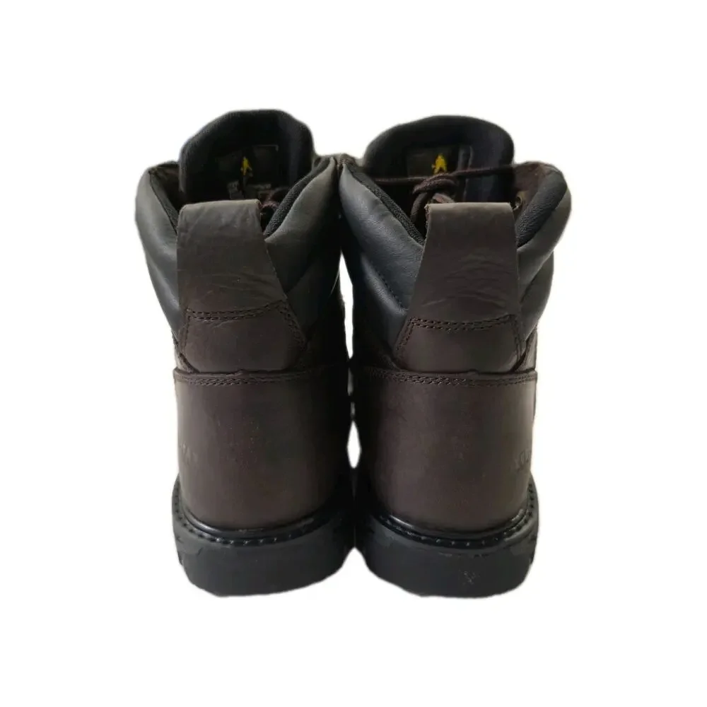 Eurostar Work boots Size 8 Men Steel Toe Slip Resistant Oil Resistant
